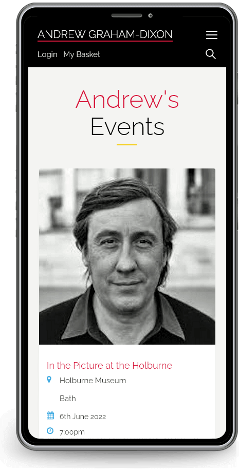 AGD events iPhone