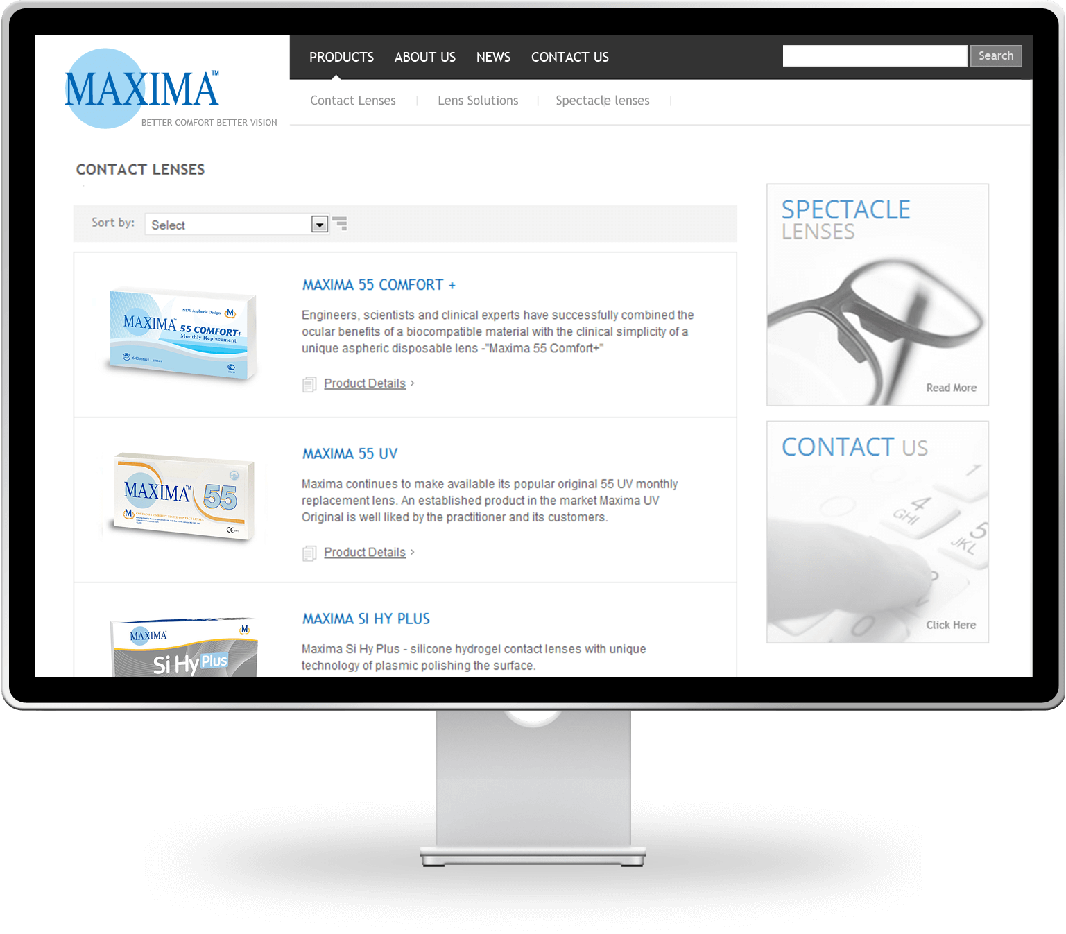 maxima product list page
