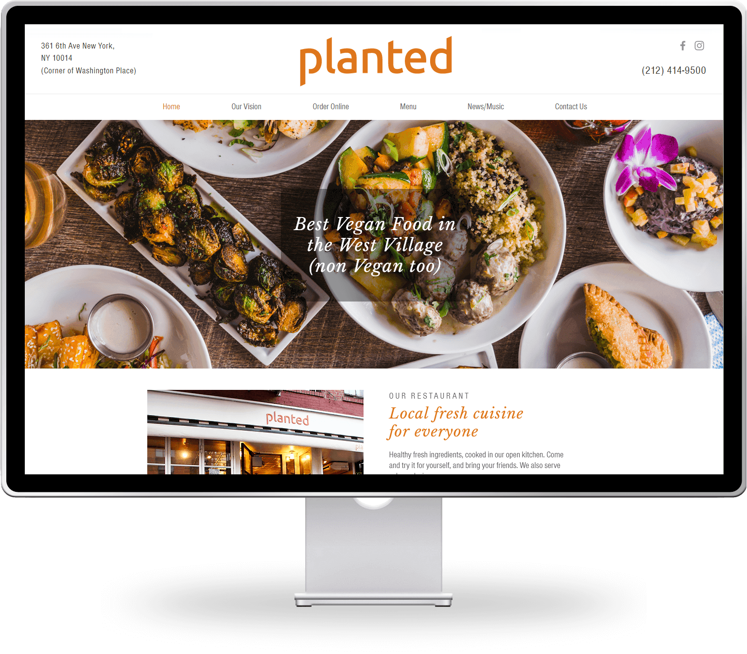 planted home page